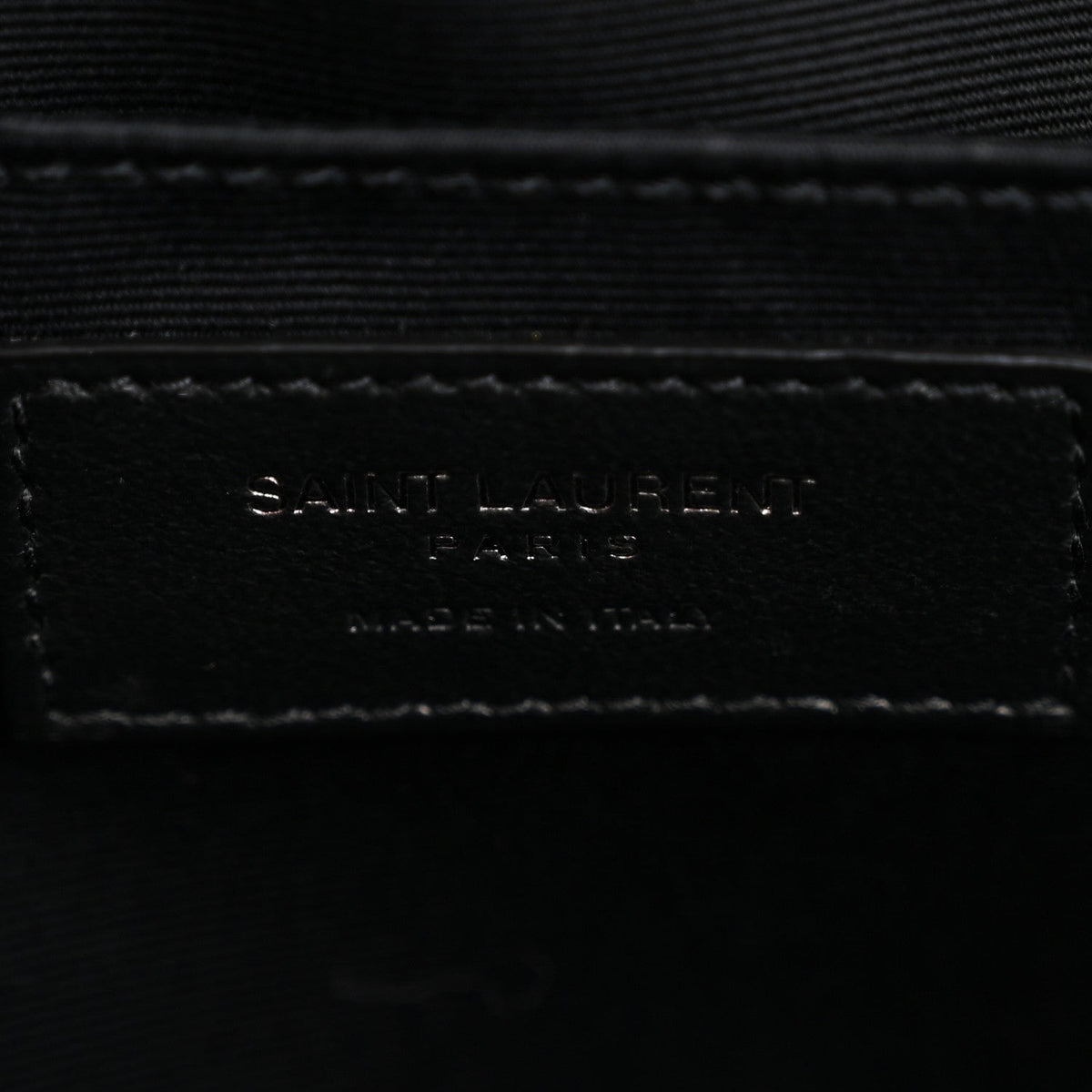 Calfskin Matelasse Monogram Lou Camera Bag Black
