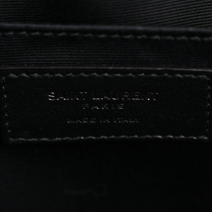 Calfskin Matelasse Monogram Lou Camera Bag Black
