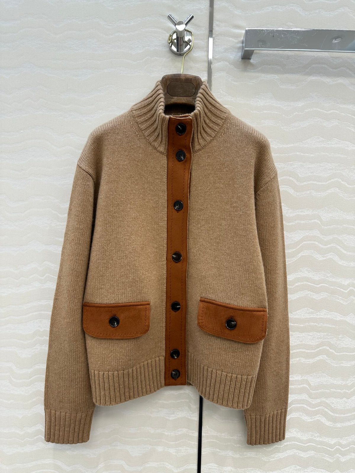 LP 25 Stand-collar Cardigan Cashmere 282272