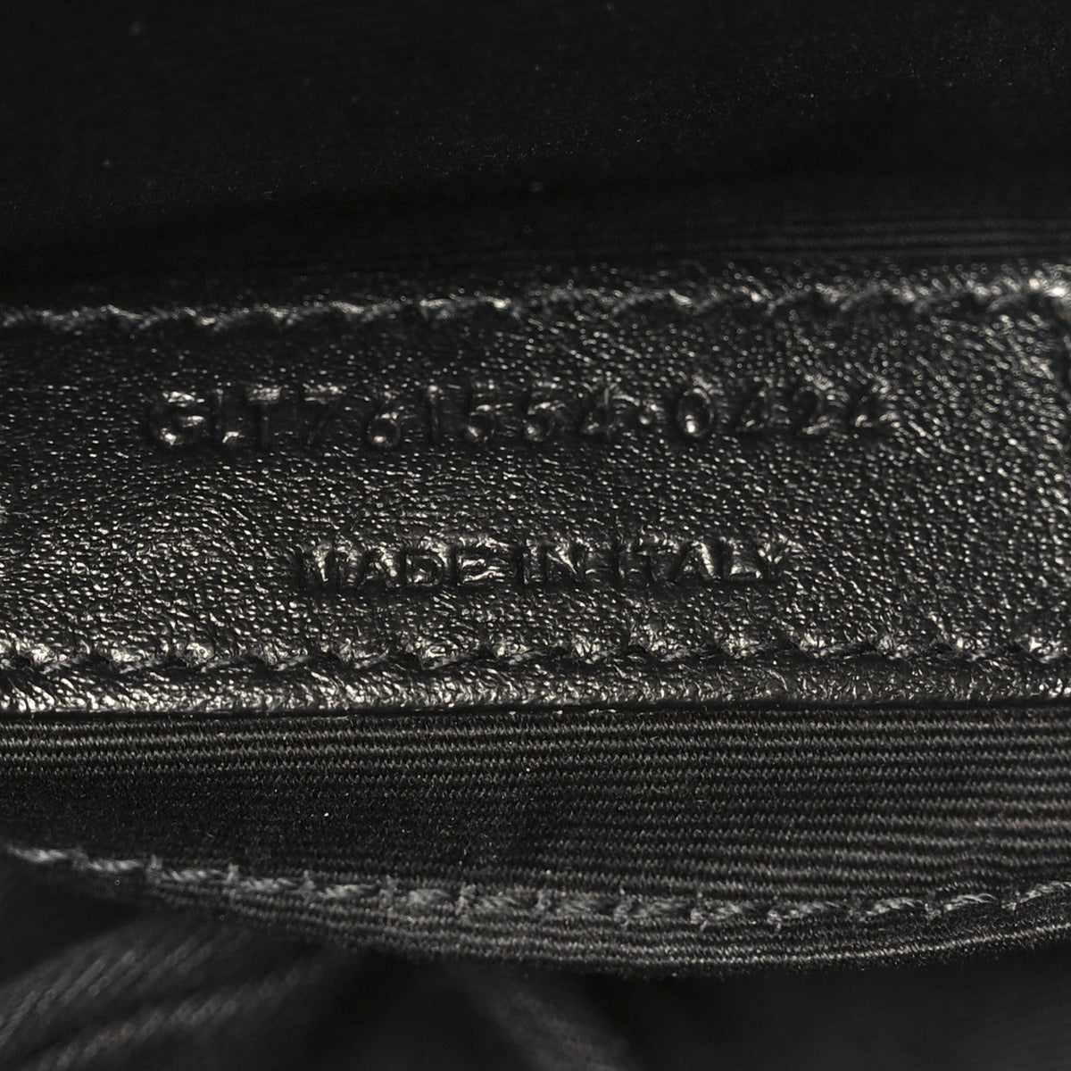 Calfskin Matelasse Monogram Monochrome Lou Camera Bag Black