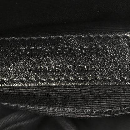 Calfskin Matelasse Monogram Monochrome Lou Camera Bag Black