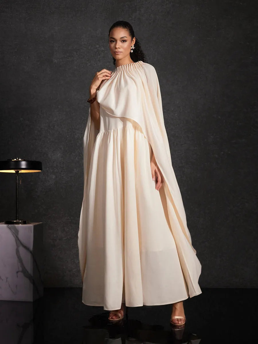 Antonina Cape Dress Set