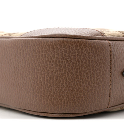 Monogram Mini Bree Messenger Bag Beige Tabacco