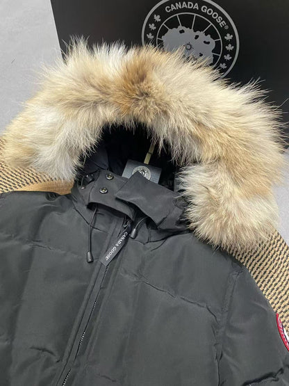 C. Goose Women's Chelsea Parka Black Cotton