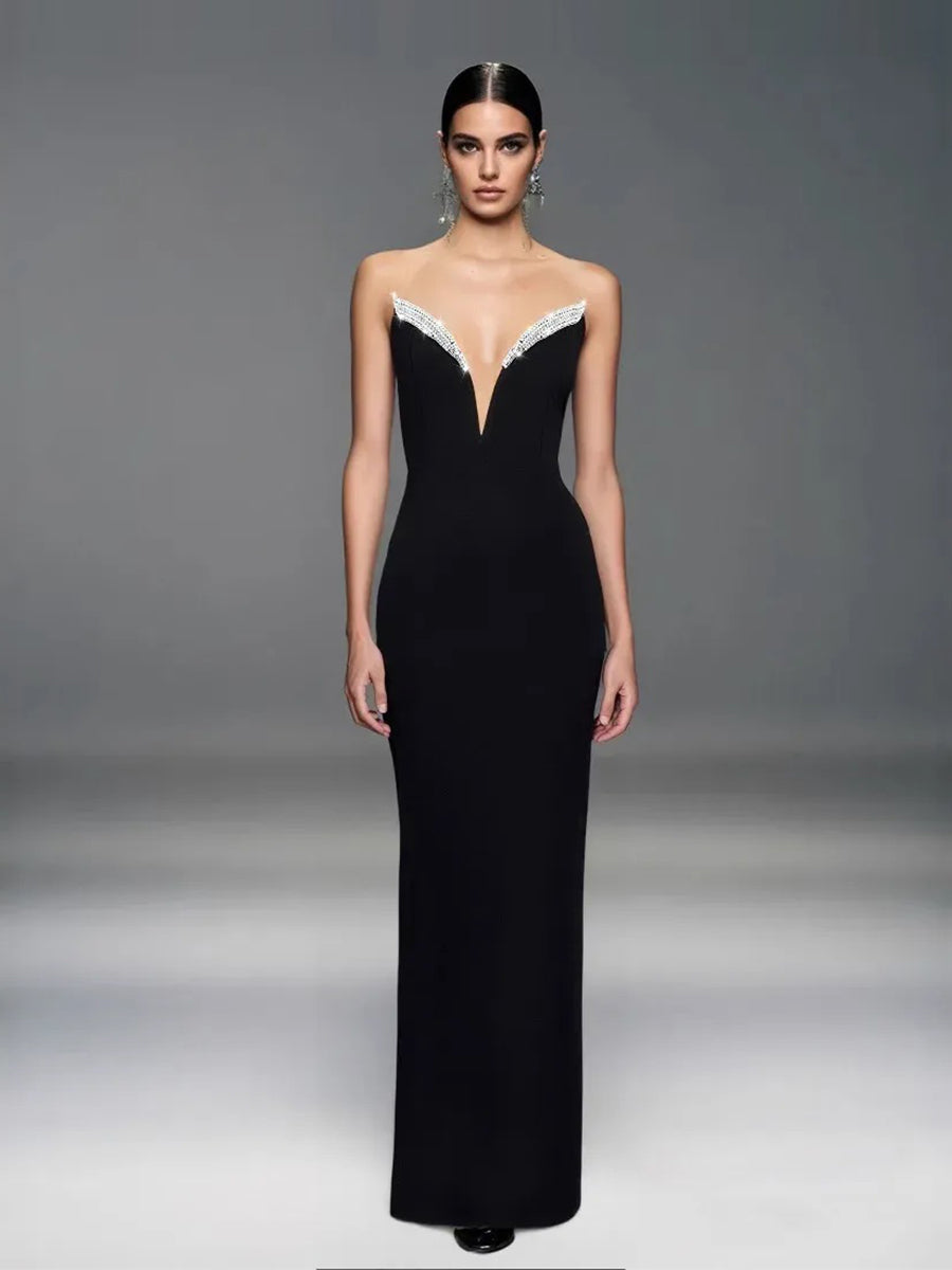 Luciana Maxi Dress In Black