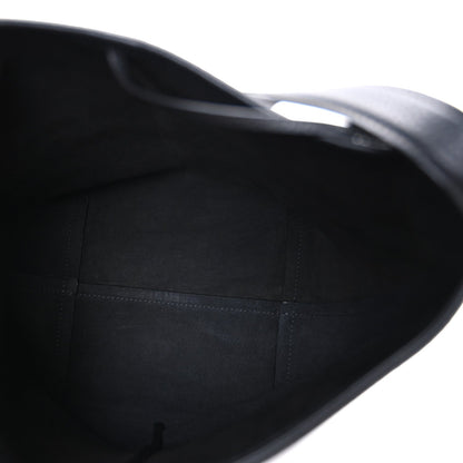 Grained Calfskin Medium N/S Park Tote Black