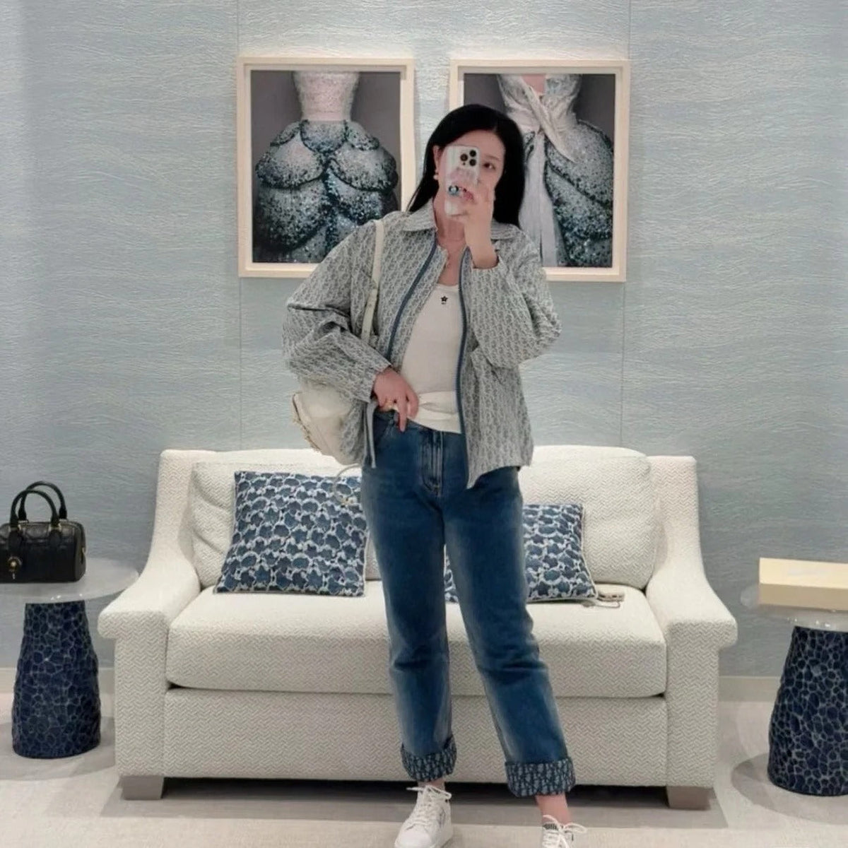 DIOR 25S JACQUARD WINDBREAKER 708