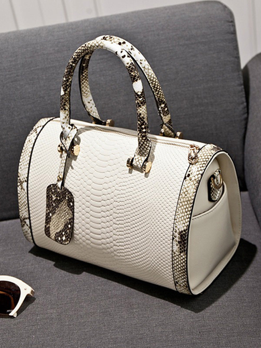Victoria Snakeskin Handbag