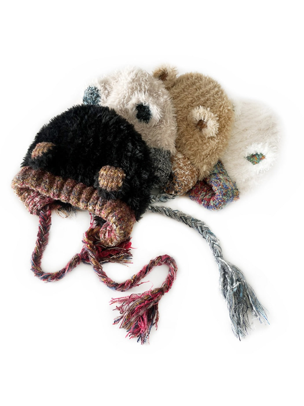 Haila - Cute Knitted Beanie with Braids &amp; Cat-like Ears