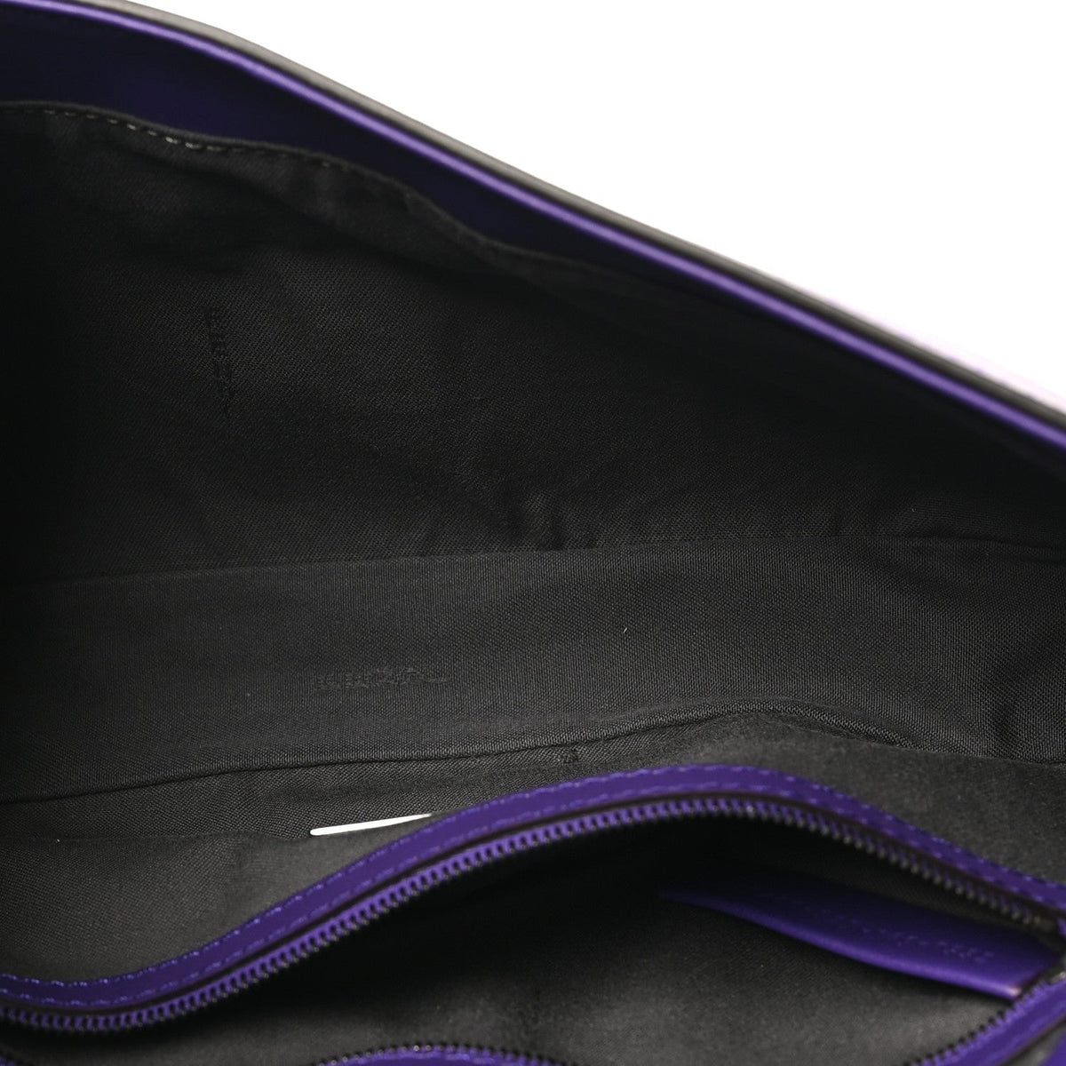 Vitello Dolce Lace Up Baguette Purple Rain