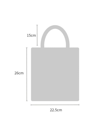 Cosbai - Black &amp; White Large Capacity Tote Bag - Bold &amp; Spacious