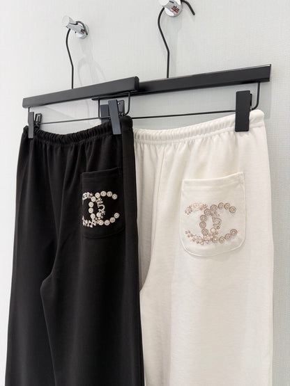 CC Wide-leg Sweatpants Tencel Polyester Cotton 351194