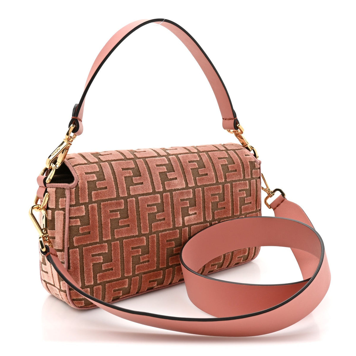 Velvet Jacquard Crystal FF Baguette Macaron
