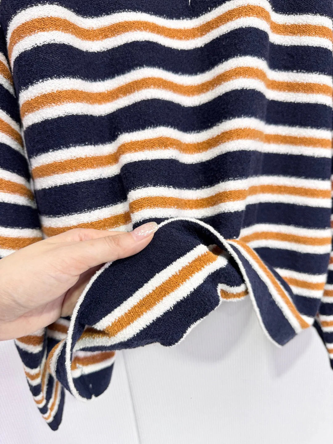 CHANEL 25S KNIT STRIPED POLO 588