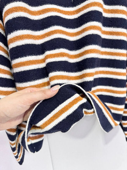 CHANEL 25S KNIT STRIPED POLO 588