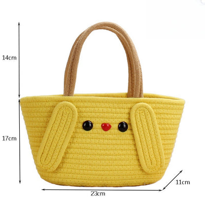 Crochet Market Bag Cartoon Cute Bag