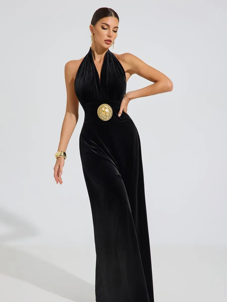 Ivana Velvet Majesty Jumpsuit