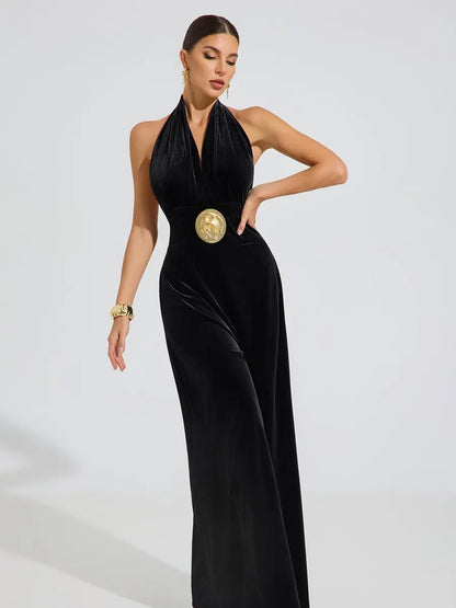 Ivana Velvet Majesty Jumpsuit