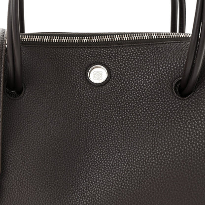 Grained Calfskin Medium Madrid Bag  Dark Ebony