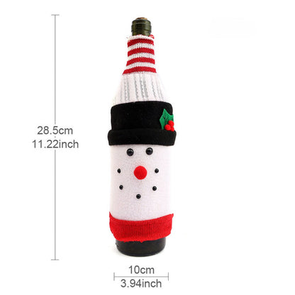 Xris - Christmas Knitted Wine Bottle Cover