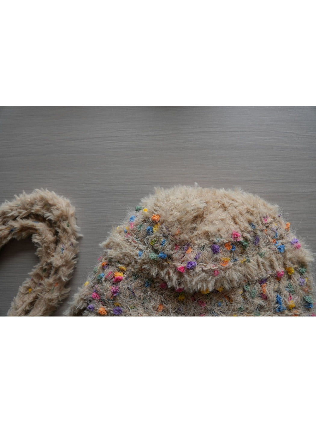 Haila - Winter Knitted Beanie with Colorful Speckled Patterns