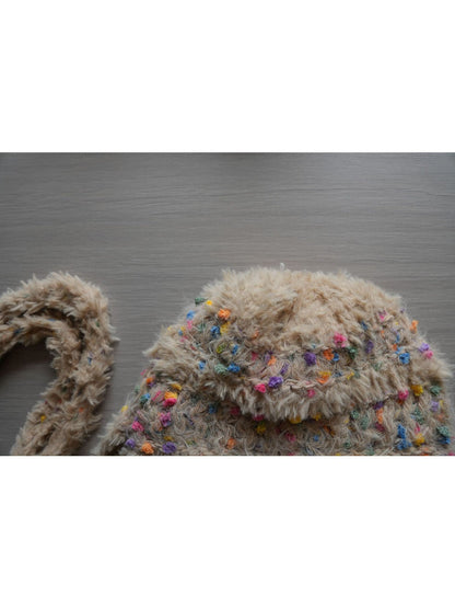 Haila - Winter Knitted Beanie with Colorful Speckled Patterns