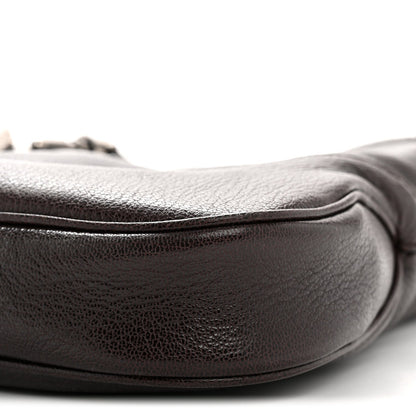 Goatskin Medium Jackie 1961 Hobo Dark Brown