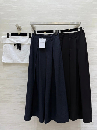 CHANEL 25S WIDE-LEG STRAIGHT PANTS 636