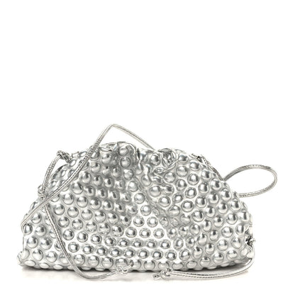 Metallic Fabric Bubble Wrap The Mini Pouch Silver