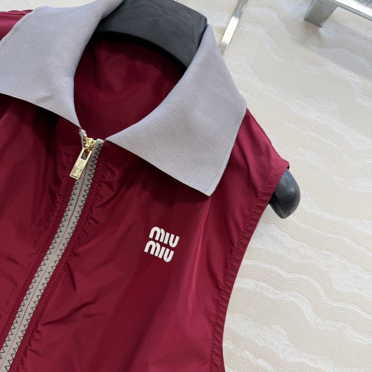 Miu 26s Vest Red Polyamide 346212