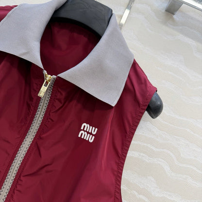 Miu 26s Vest Red Polyamide 346212