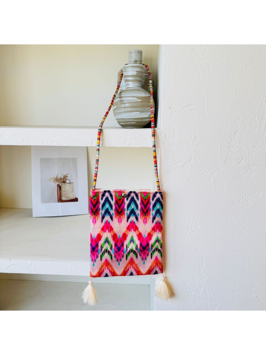 Cosbai - Bohemian Knitted Crossbody Bag