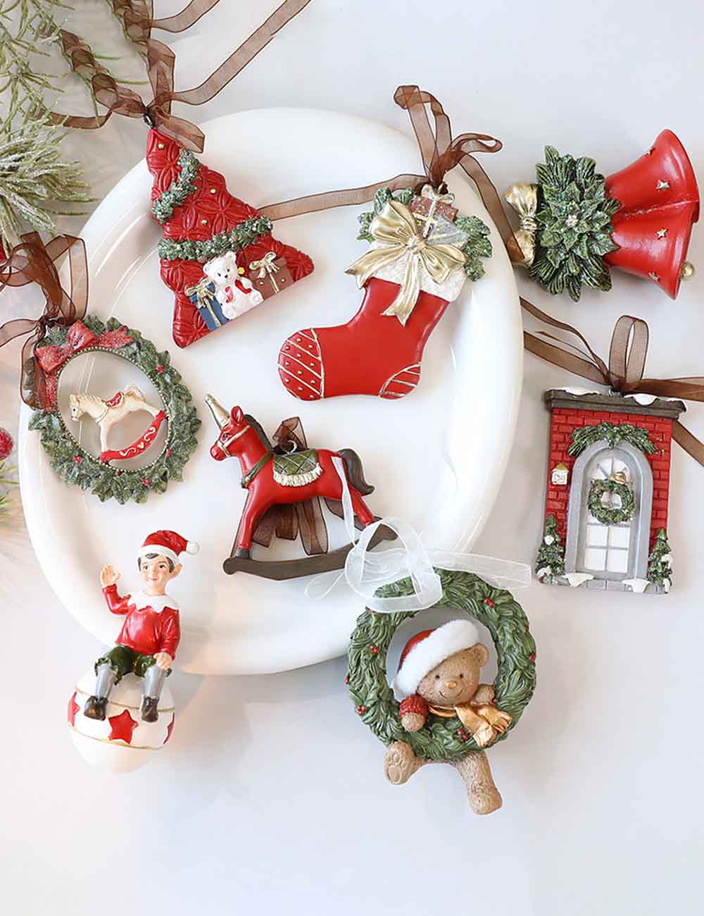 Colorful Christmas Tree Hanging Ornament