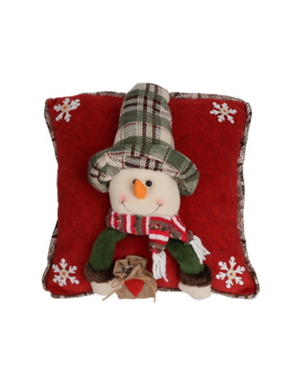 Xris - Christmas Character Fabric Pillow Covers - Festive Vibe