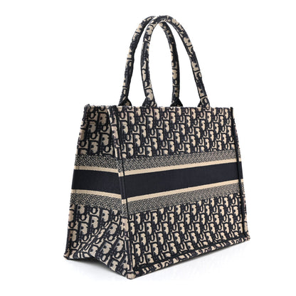 Oblique Medium Book Tote Blue Multicolor