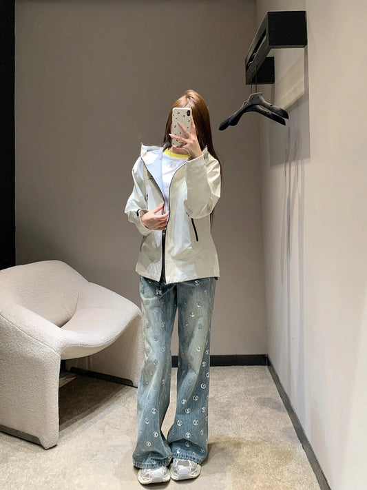 CHANEL 25S HOODED SPORTS JACKET 449