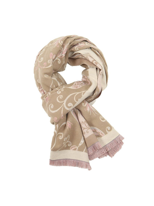 Sscarvii - Paisley Print Winter Shawl Scarf