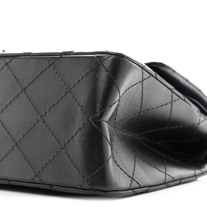 Aged Calfskin Quilted 2.55 Reissue 226 Flap Black
