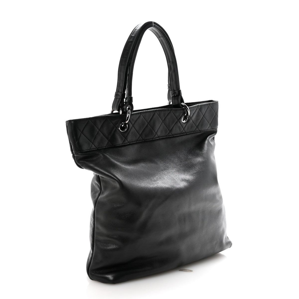 Lambskin CC Shoulder Bag Black