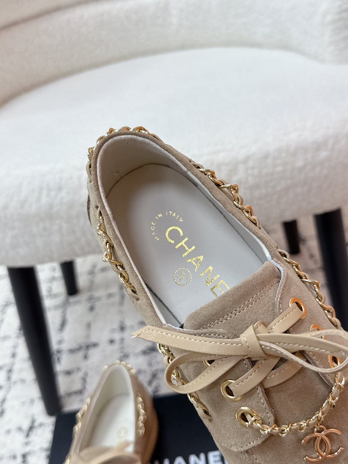 CC Cruise 25/26 Moccasins Black Light Taupe Suede