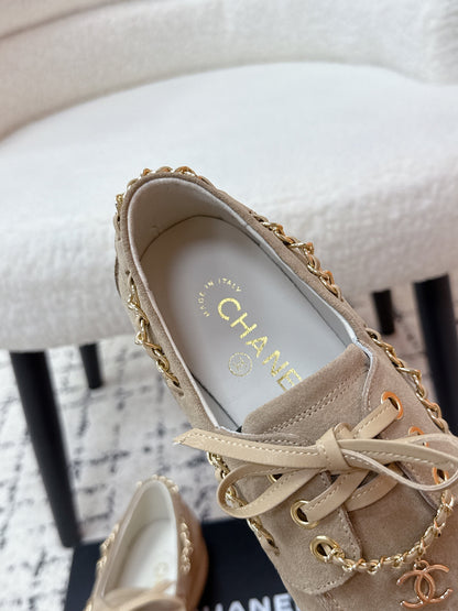 CC Cruise 25/26 Moccasins Black Light Taupe Suede