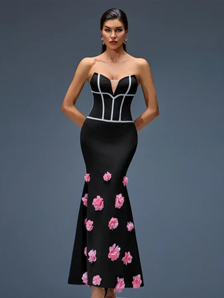 Aurora Maxi Dress In Black