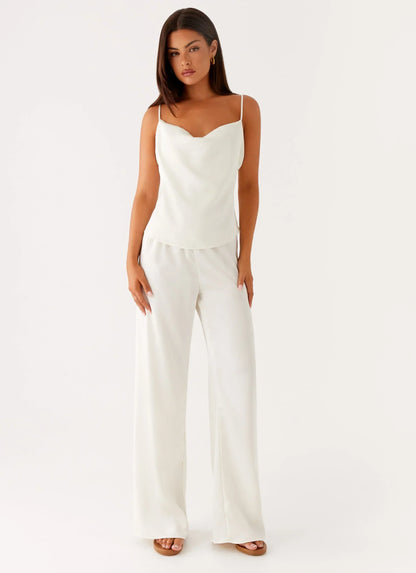 Deacon Low Rise Pants - Butter