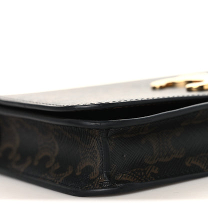 Triomphe Canvas Multipochette Tan
