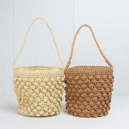 Crochet Market Bag Bucket Bag