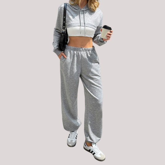 Long Sleeve Vest Pants Two Piece Set