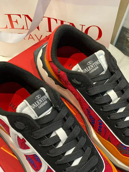Lace And Mesh Lacerunner Sneaker In Colorful 994619