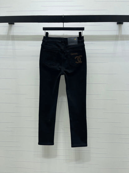 CC Slim-Fit Jeans Black Denim 343625