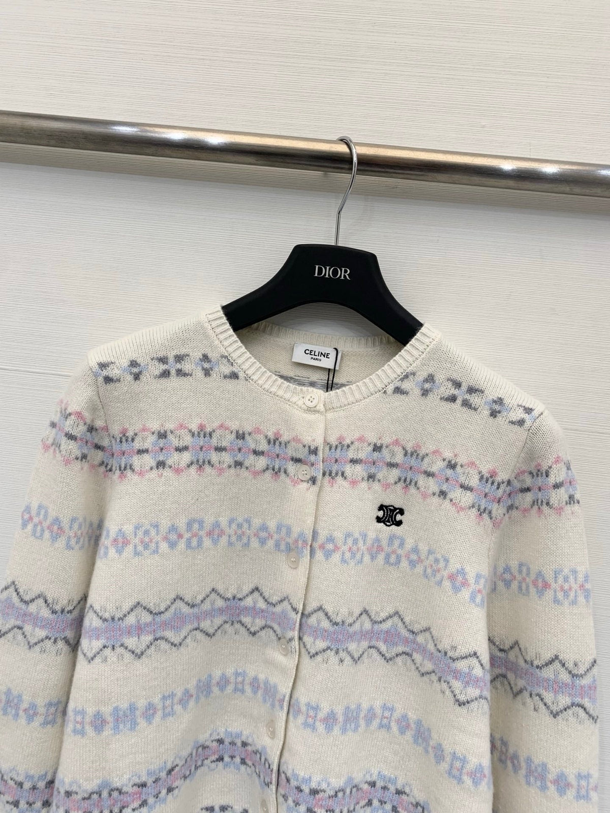 CELINE 25S WOOL CARDIGAN 0071
