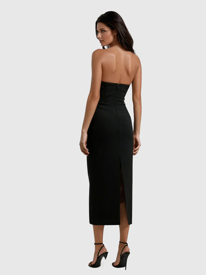 Eleanor Midi Dress In Black